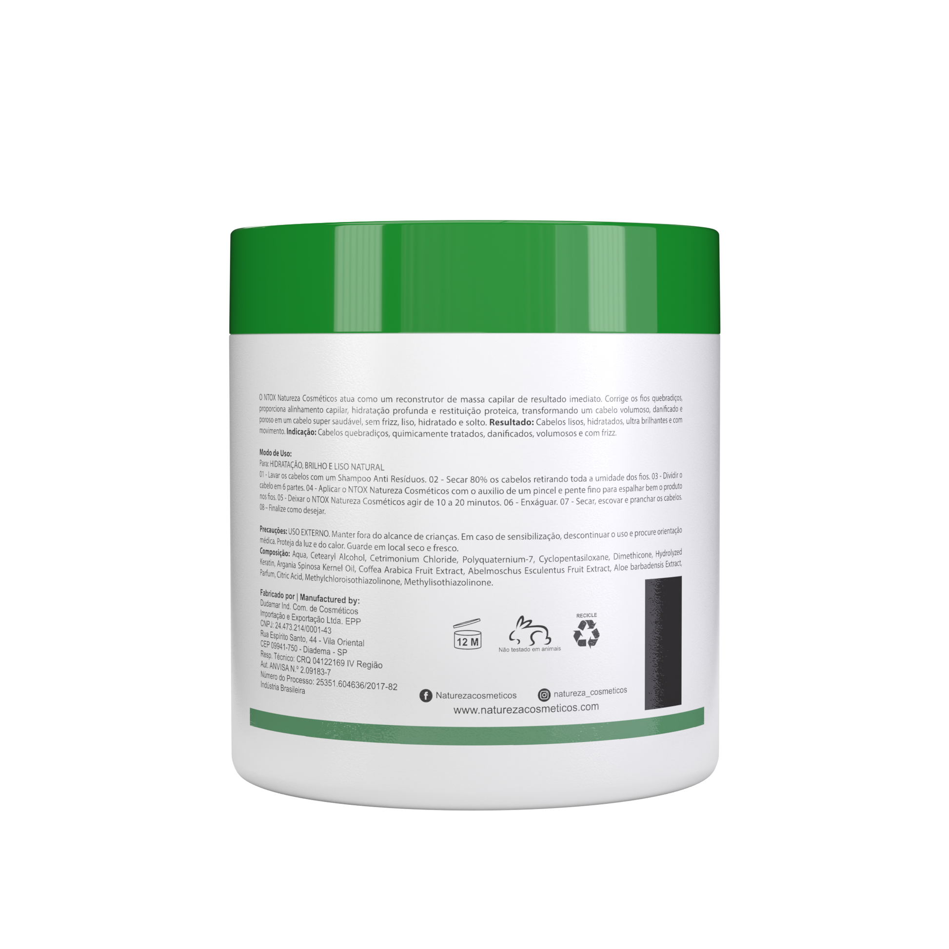 NATUREZA Sealing Hair mask NTOX Massa