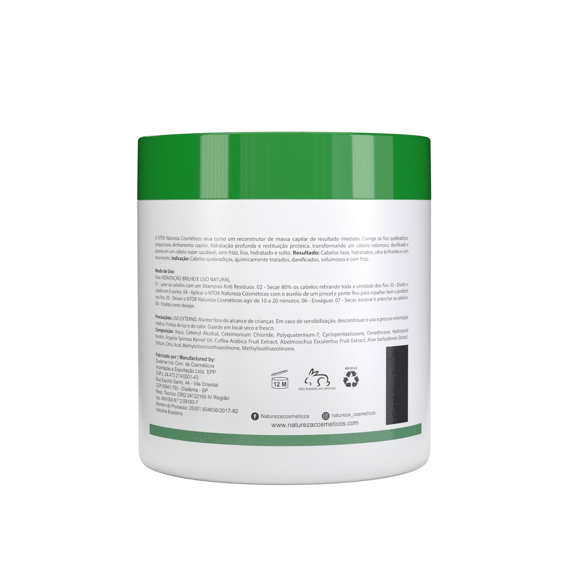 NATUREZA Massa Ntox Sealing Mask 500ml