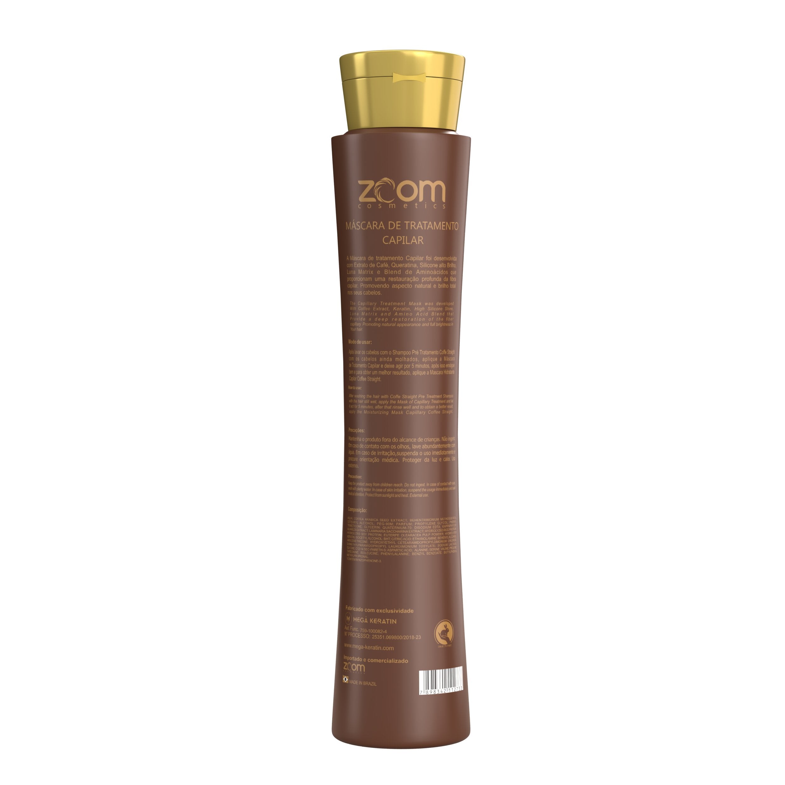 ZOOM Coffee Straight | Keratin for Dense & Heavy Curls – Mega